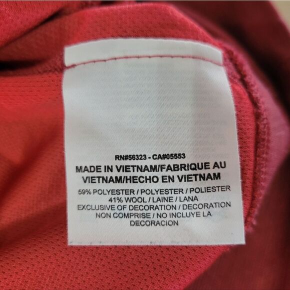 Nike Women's Crimson Dri-Fit Off-Shoulder Training Top - Picture 11 of 15